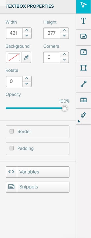 Proposify drag and drop feature screen shot